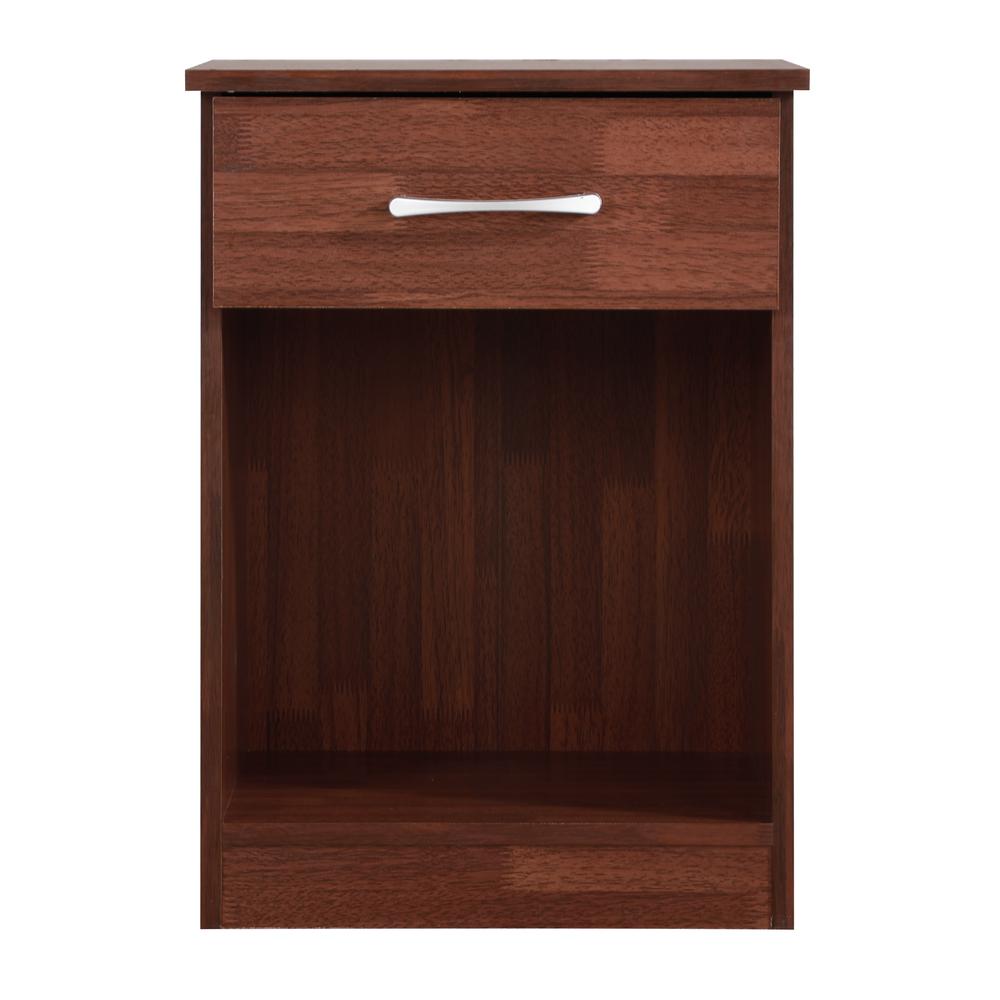 Lindsey 1-Drawer Cherry Nightstand (24 in. H x 16 in. W x 18 in. D). Picture 1