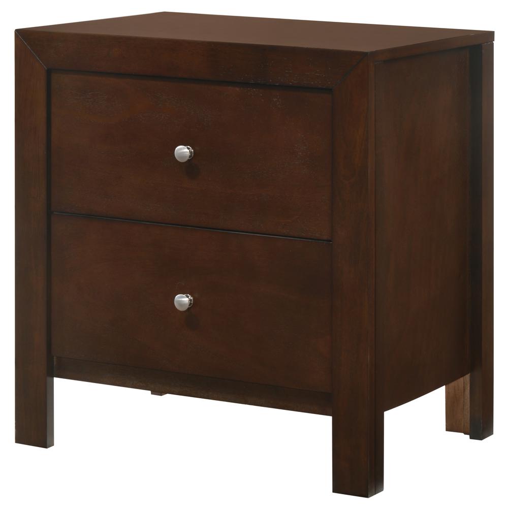 Burlington 2-Drawer Cappuccino Nightstand (25 in. H x 17 in. W x 22 in. D). Picture 2