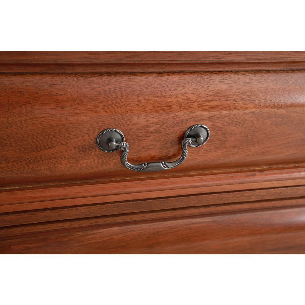 LaVita 10-Drawer Oak Dresser (43 in. X 67 in. X 17 in.). Picture 6