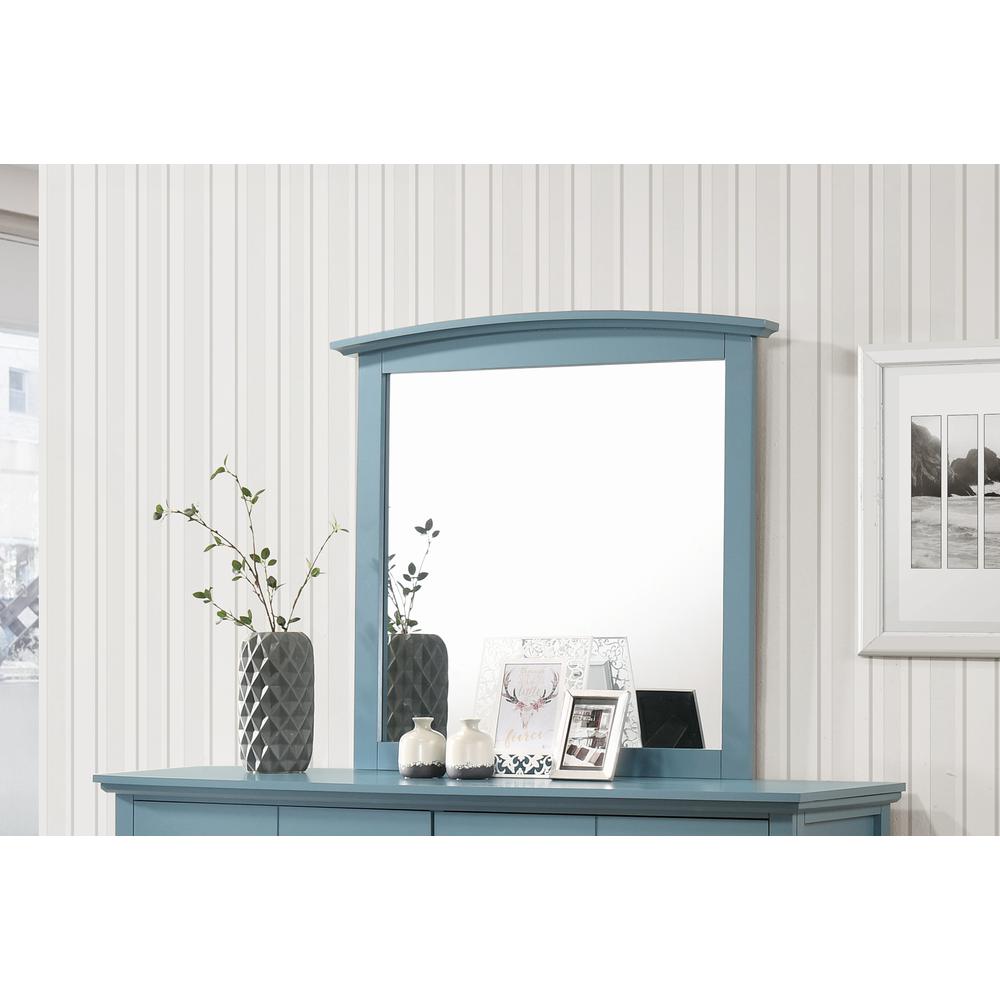 37 in. x 35 in. Classic Rectangle Framed Dresser Mirror, PF-G5480-M. Picture 4