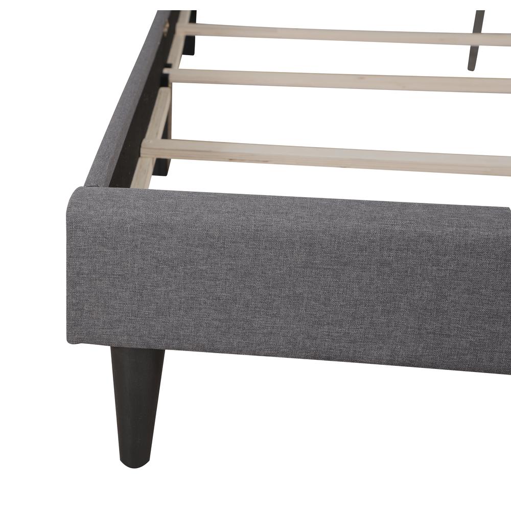 Deb Gray Adjustable Queen Panel Bed. Picture 6
