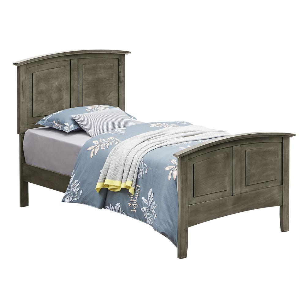 Hammond Gray Twin Panel Bed. Picture 3