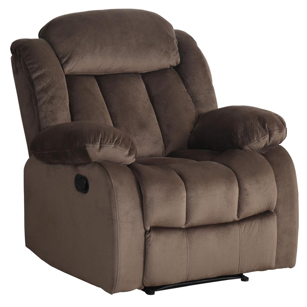 Teddy Bear Cocoa Brown Reclining Chair. Picture 2