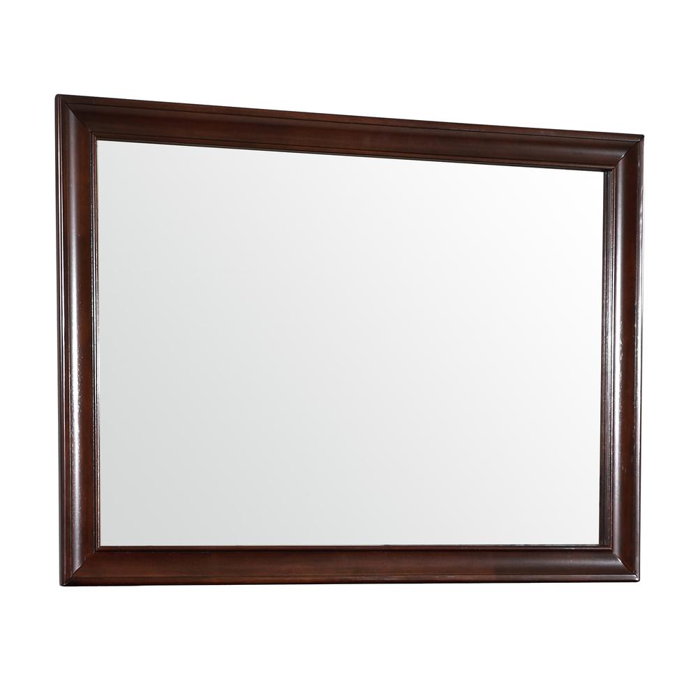 LaVita 45 in. x 33 in. Modern Rectangle Framed Dresser Mirror, PF-G8875-M. Picture 2