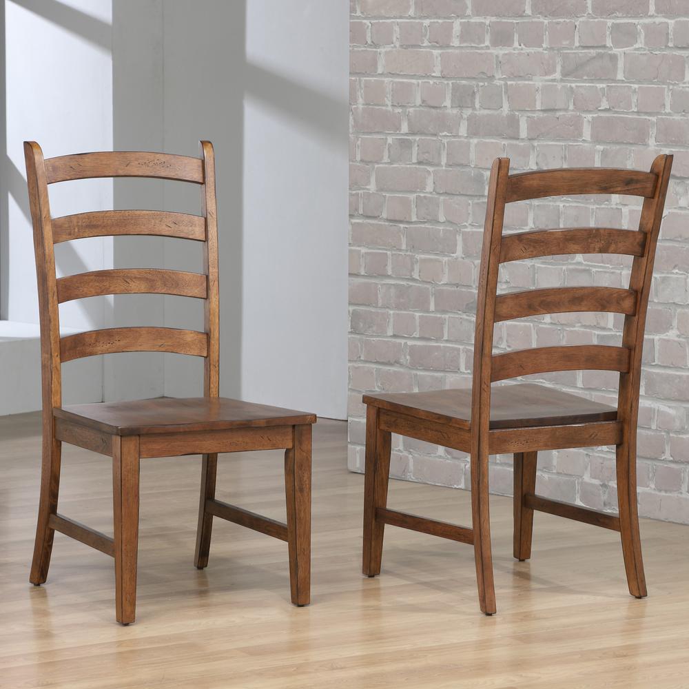Simply Brook Brown Side Chair (Set of 2), BH-BR-C80-AM-2. Picture 6