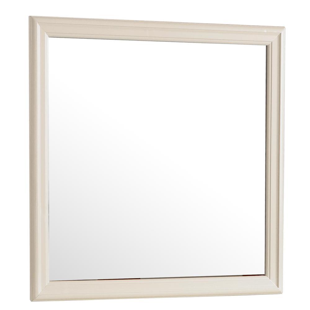 38 in. x 38 in. Classic Square Wood Framed Dresser Mirror, PF-G3175-M. Picture 2