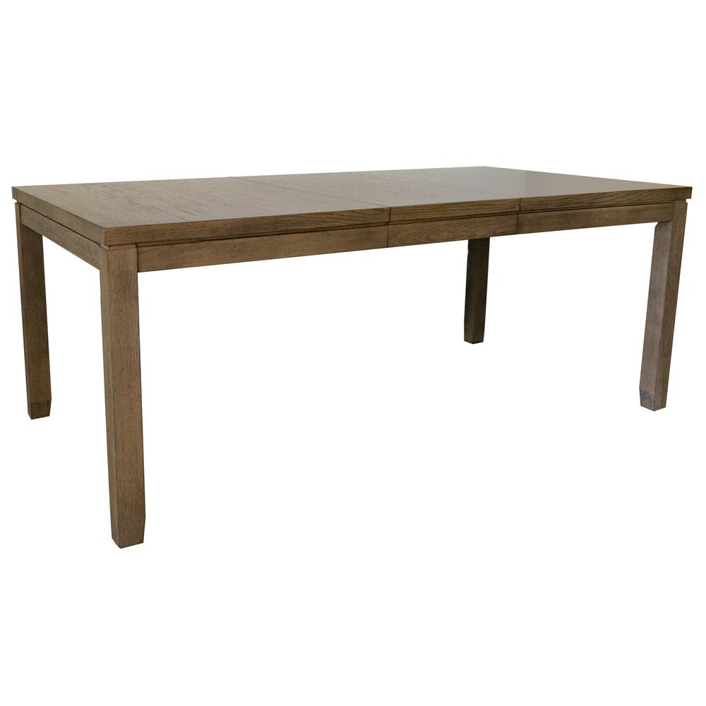 Saunders 60 - 78 in. Rectangular Extending Dining Table in Desert Brown Acacia Wood (Extendable Seats 6-8). Picture 2