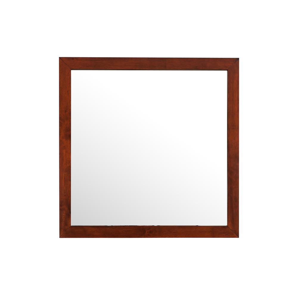 41 in. x 41 in. Classic Square Wood Framed Dresser Mirror, PF-G2400-M. Picture 1