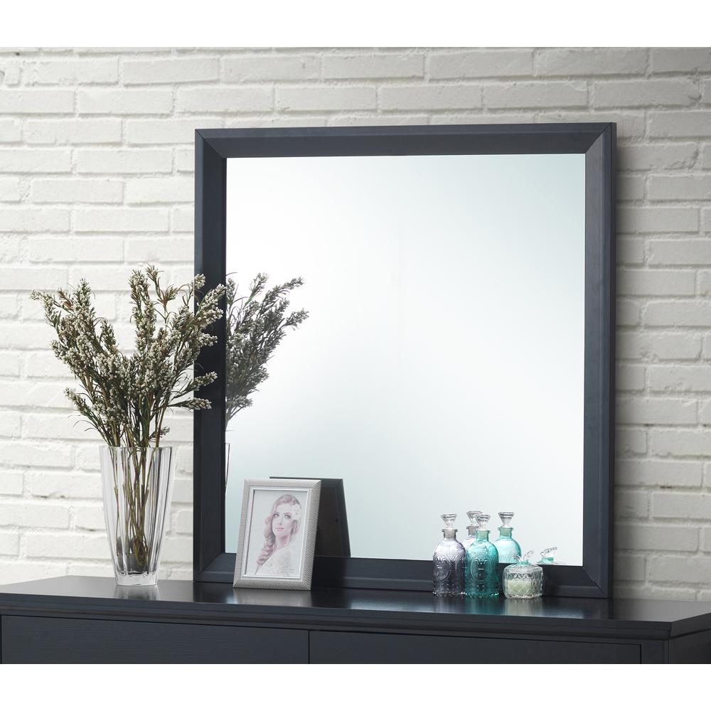36 in. x 36 in. Classic Square Framed Dresser Mirror. Picture 5