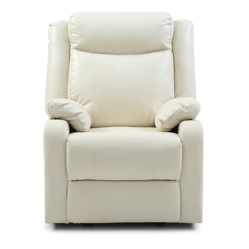 Ward Pearl Reclining Accent Chair with Pillow Top Arm. Picture 1