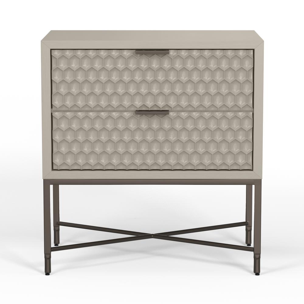 Nightstand (Taupe). Picture 1
