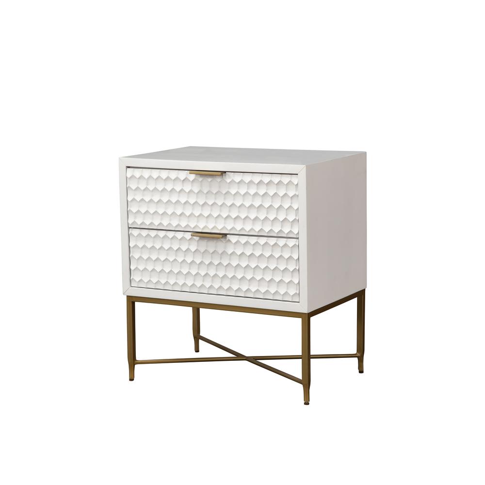 Nightstand White. Picture 1