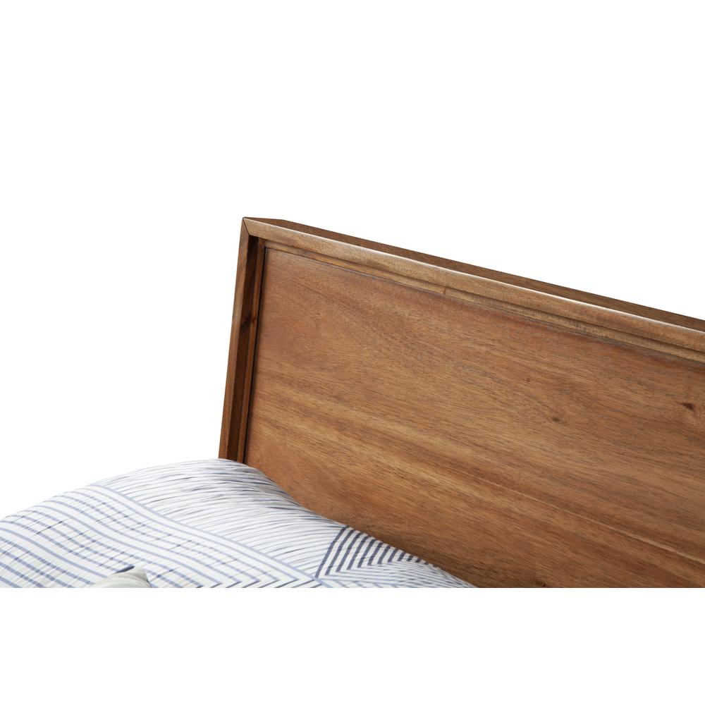 Standard King Platform Bed, Honey Maple. Picture 2