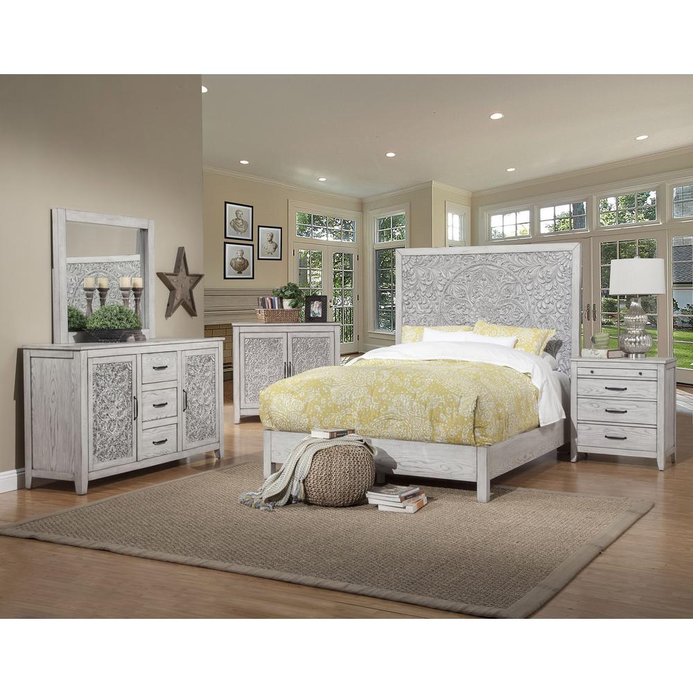 Aria Standard King Panel Bed. Picture 7