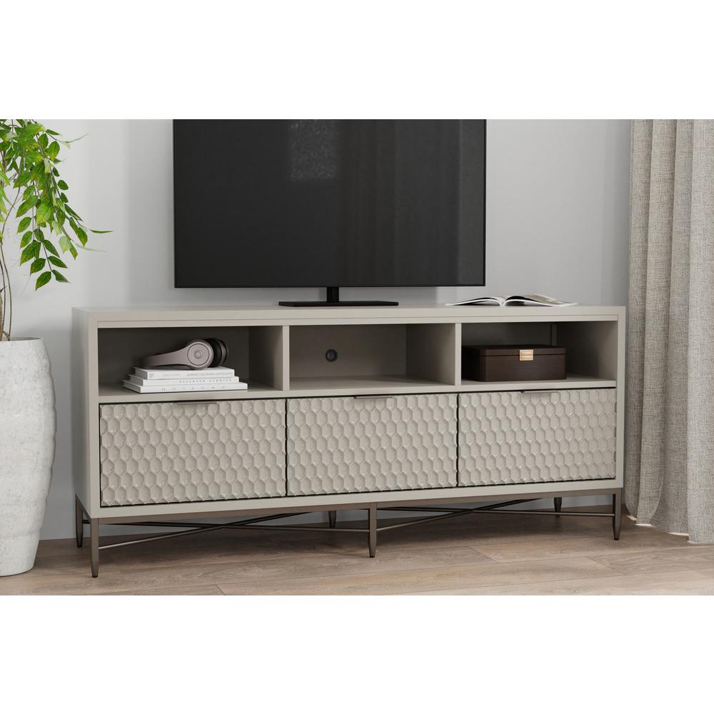 TV Console (Taupe). Picture 3