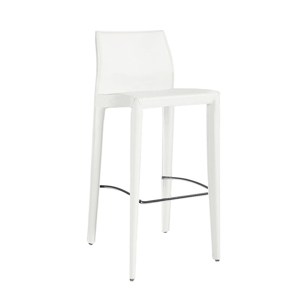 226-B Barstool in White. Picture 1