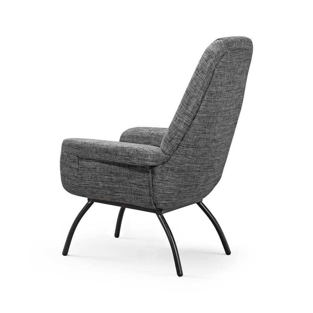 Alberto Accent Chair Dark Grey. Picture 1