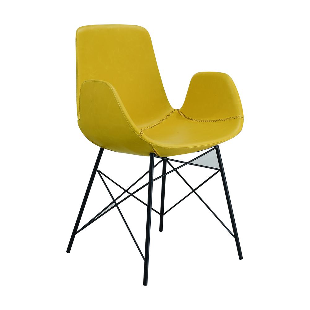 Alison Dining Chair Yellow. Picture 6