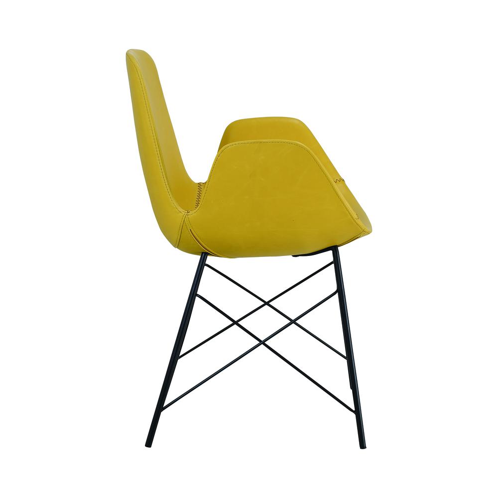Alison Dining Chair Yellow. Picture 2