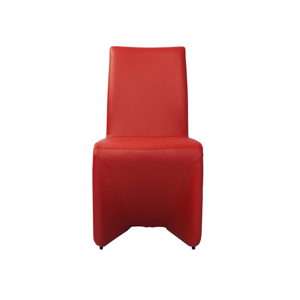 Bernice Dining Chairs in Red. Picture 3
