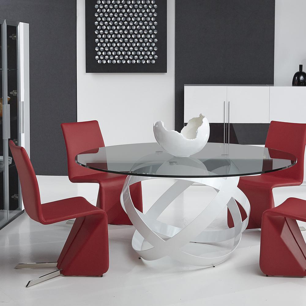 Bernice Dining Chairs in Red. Picture 7