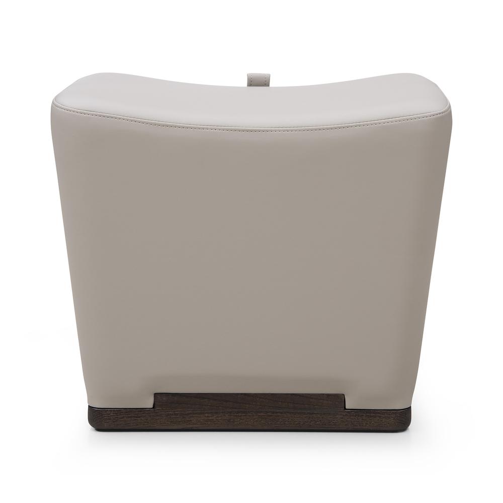 Electra Ottoman Light Grey. Picture 1