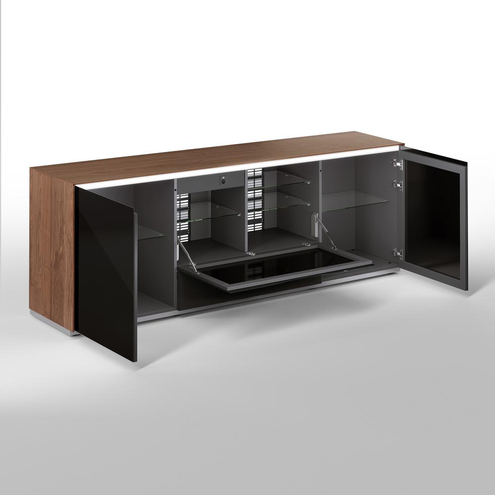 TV Cabinet with push-pull lateral doors. Picture 2