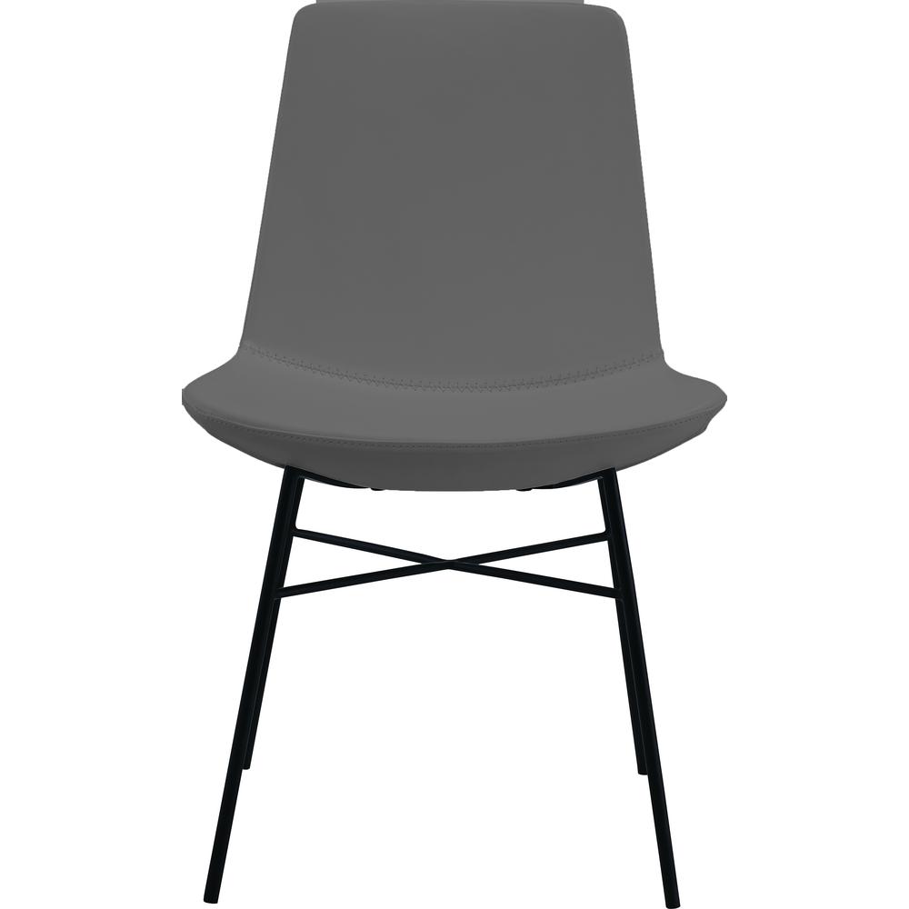Kate Dining Chair Dark Grey. Picture 4