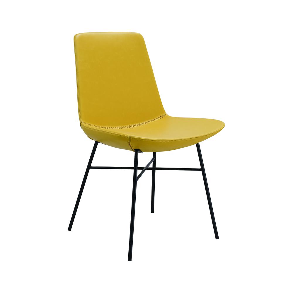 Kate Dining Chair Yellow. Picture 5
