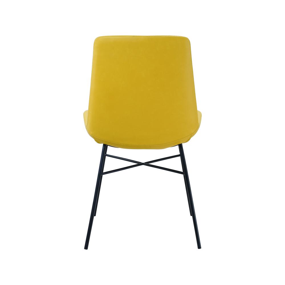 Kate Dining Chair Yellow. Picture 3