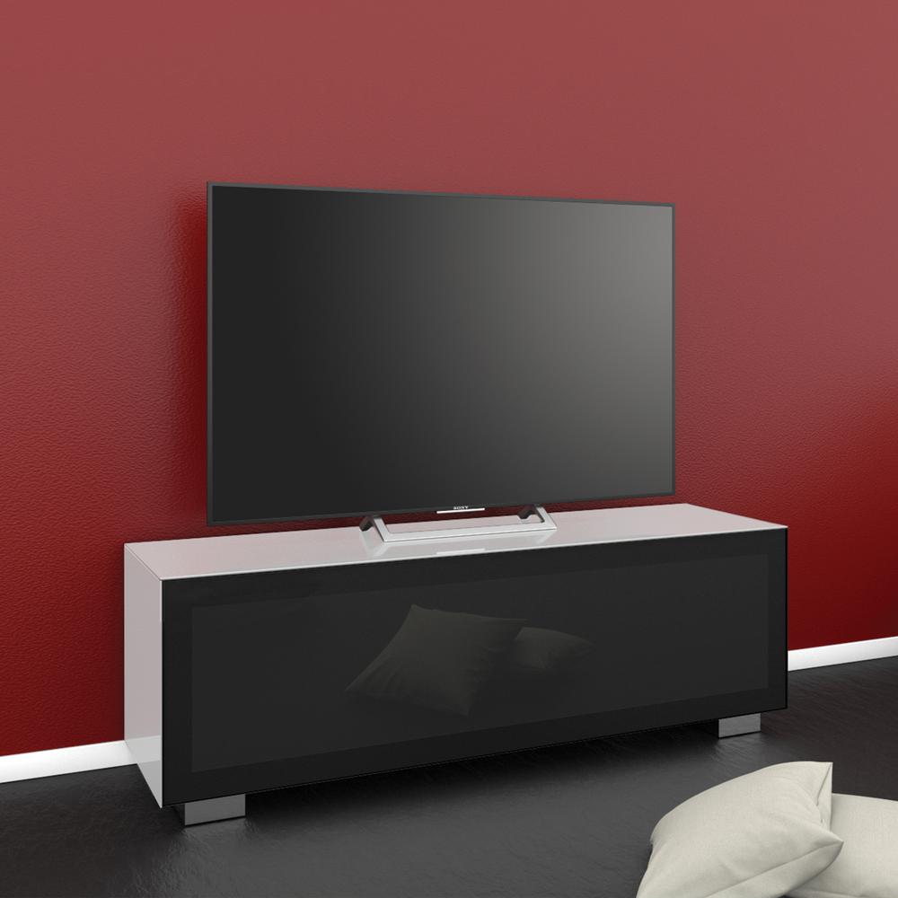 Magic TV Stand Black door and White Body. Picture 4