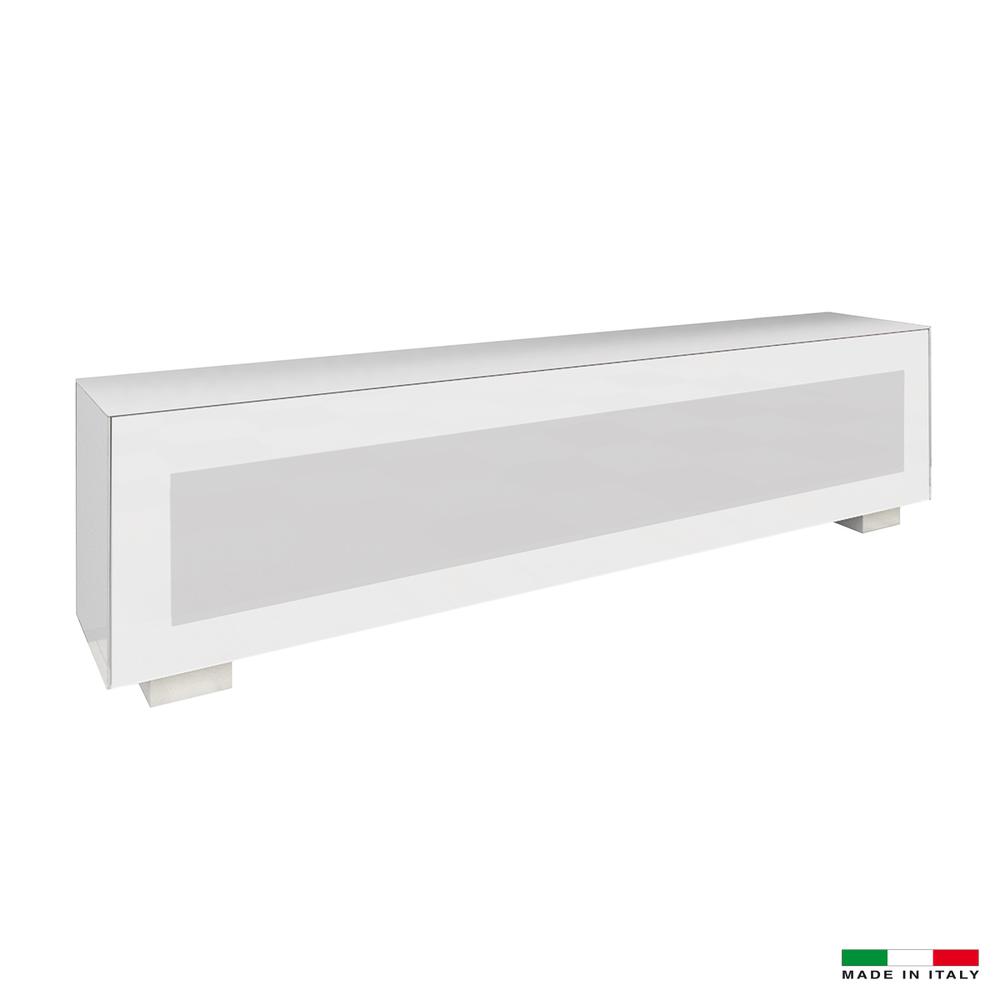 Magic TV Stand White door and White Body. Picture 1
