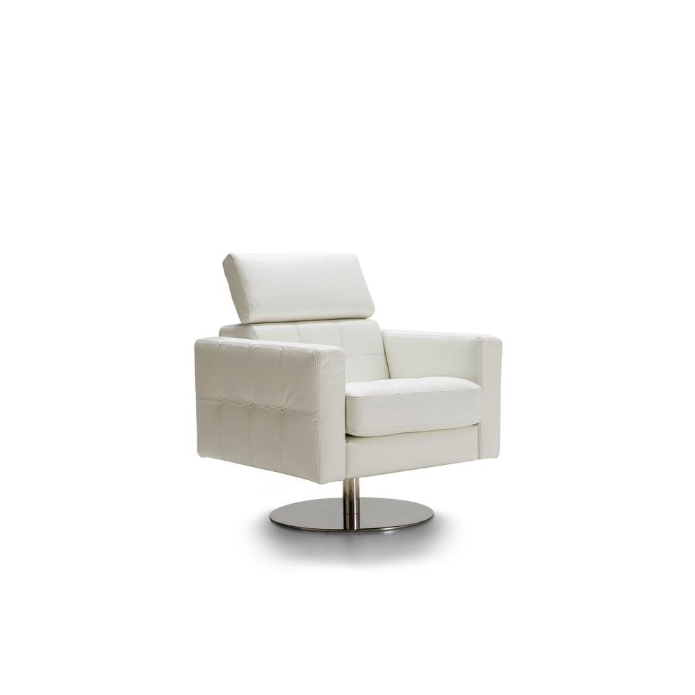 Milo Accent Chair White CHIC 10. Picture 1