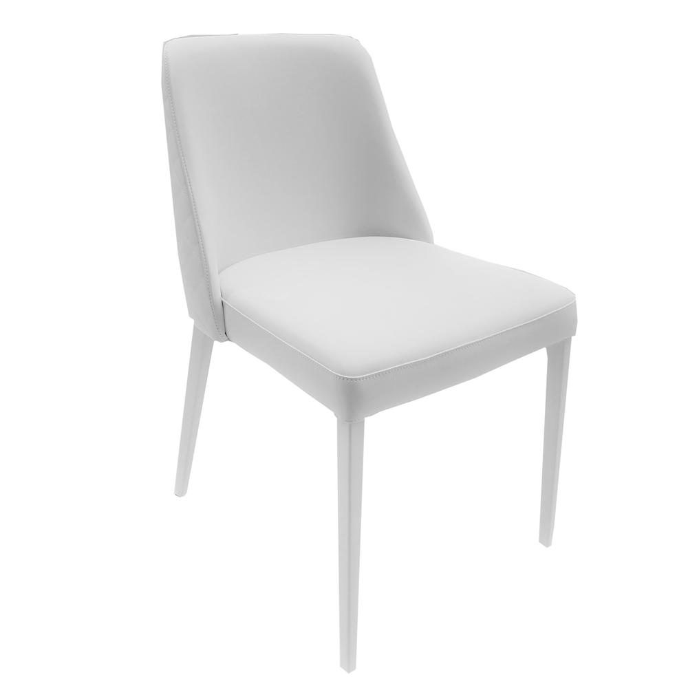 Polly Dining Chair White. Picture 3