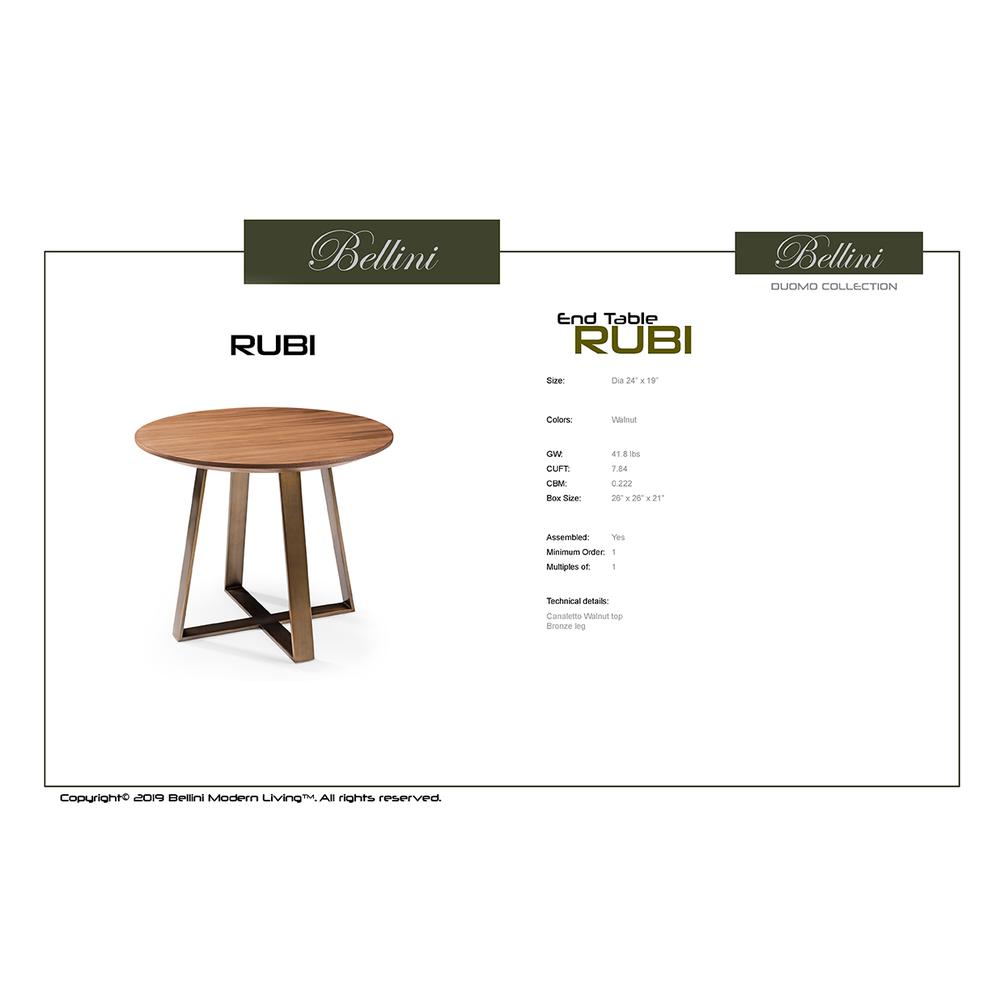 Rubi End Table. Picture 1