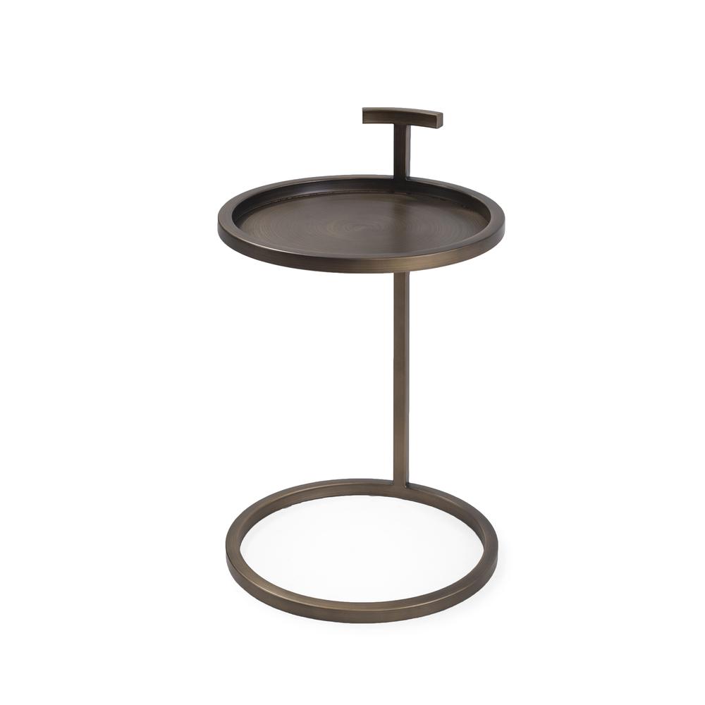 Slide End Table Bronze. Picture 1