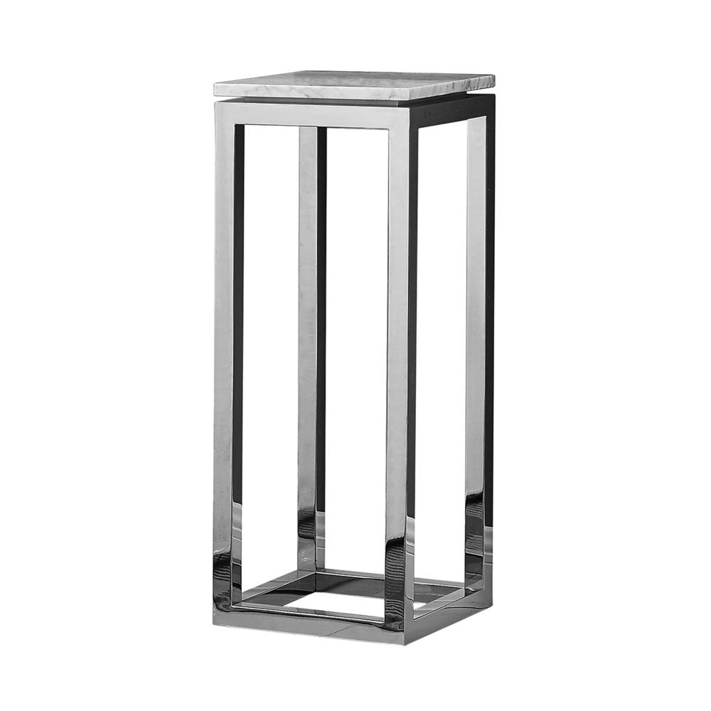 Stud Display Pedestal 31" Polished Stainless Steel. Picture 1