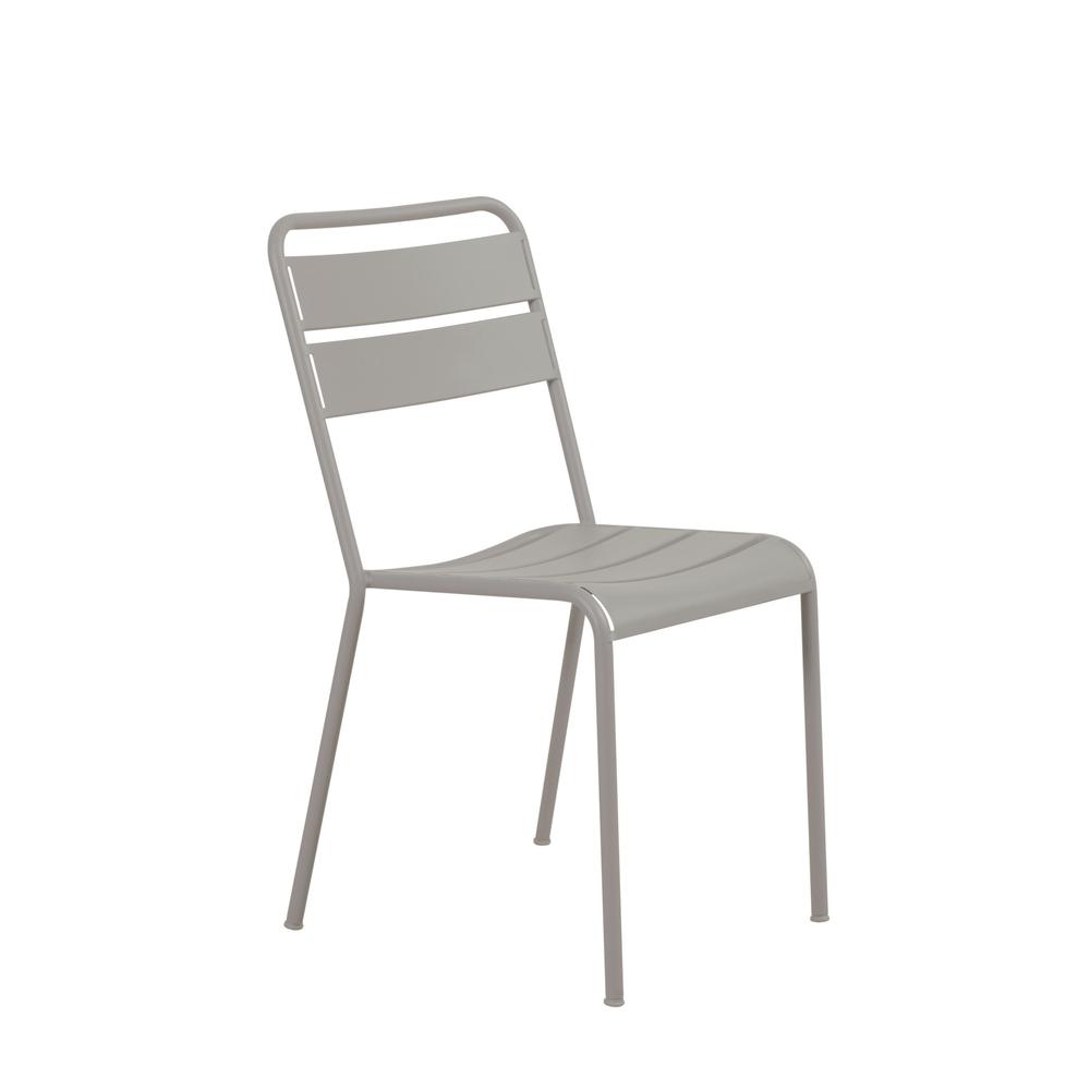 Chair stackable Mud Grey. Picture 1