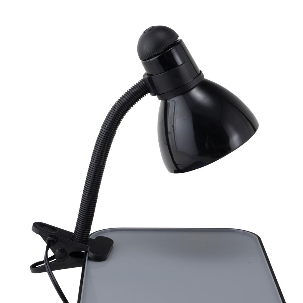 V-Light 14 inch Black Gooseneck Lamp with Clip-On. Picture 2