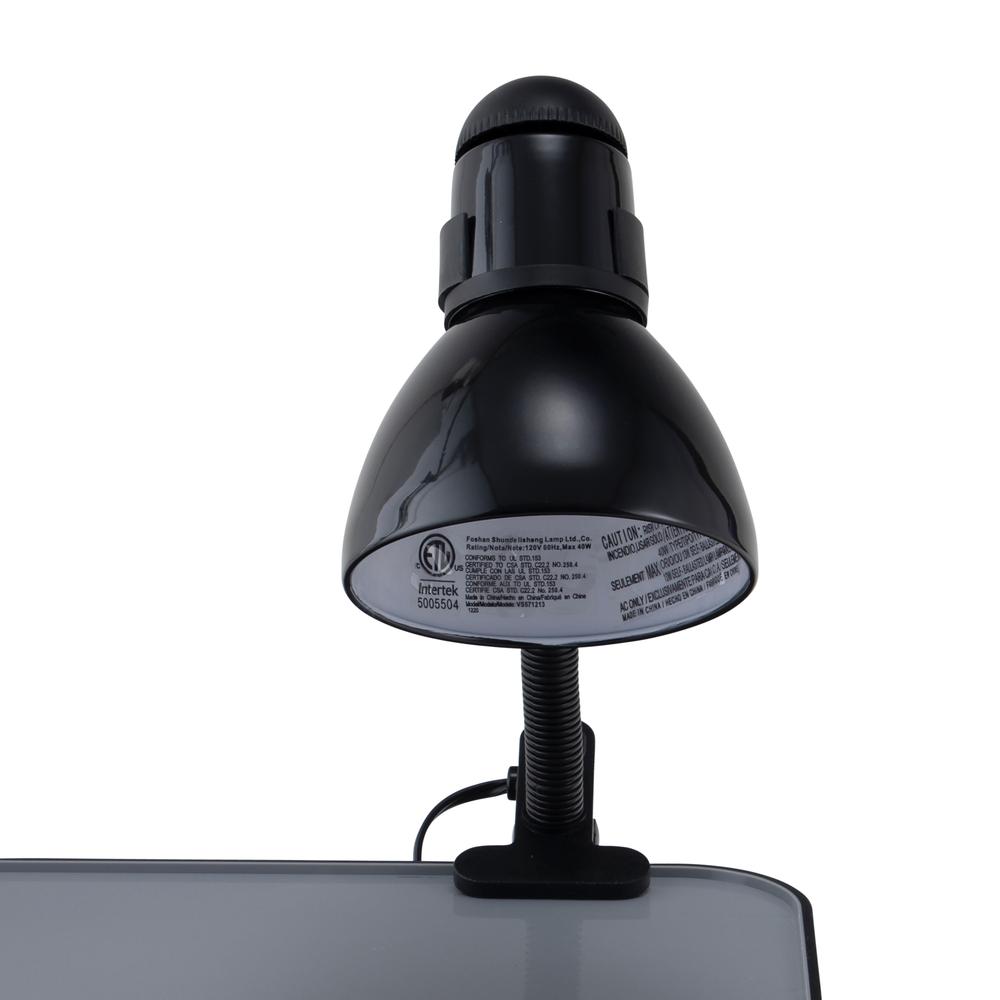V-Light 14 inch Black Gooseneck Lamp with Clip-On. Picture 4