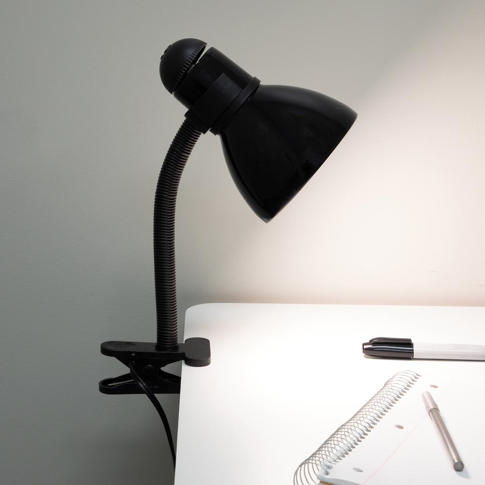 V-Light 14 inch Black Gooseneck Lamp with Clip-On. Picture 5