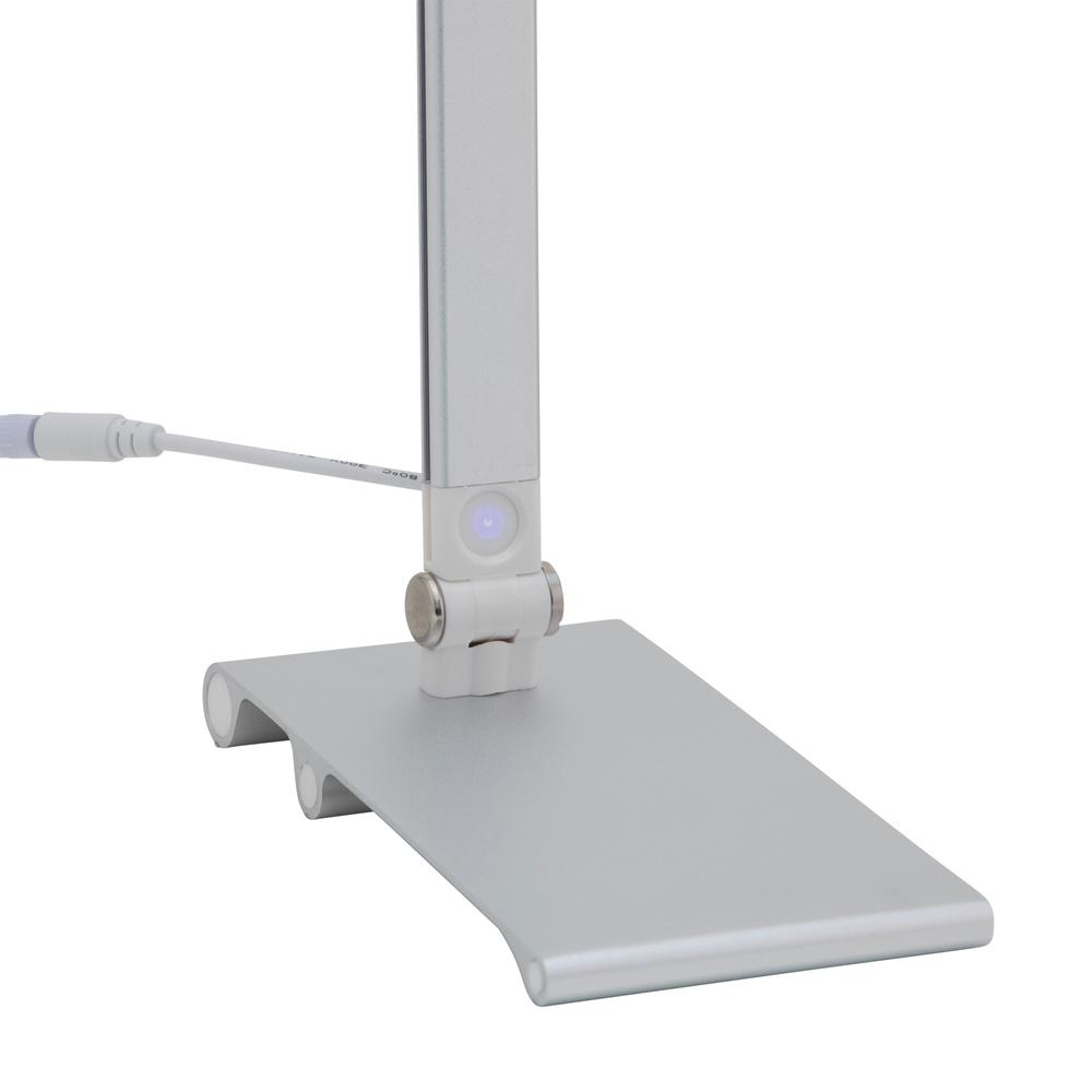 V-Light 15 inch Silver LED Desk Lamp with Dimmer. Picture 5