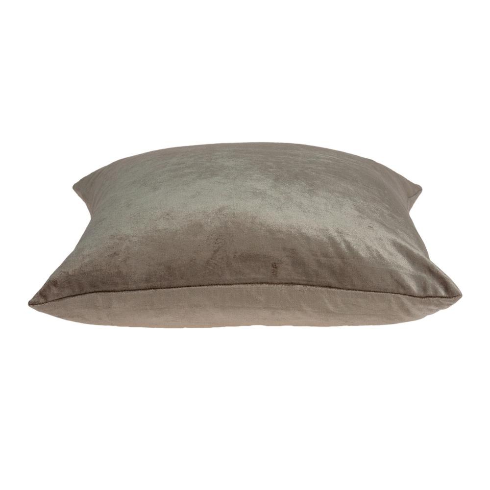 Parkland Collection Druzy Taupe Solid Throw Pillow. Picture 3