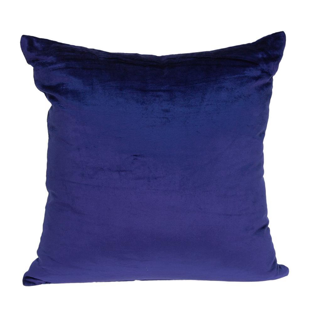 Parkland Collection Topaz  Blue Solid Throw Pillow. Picture 1
