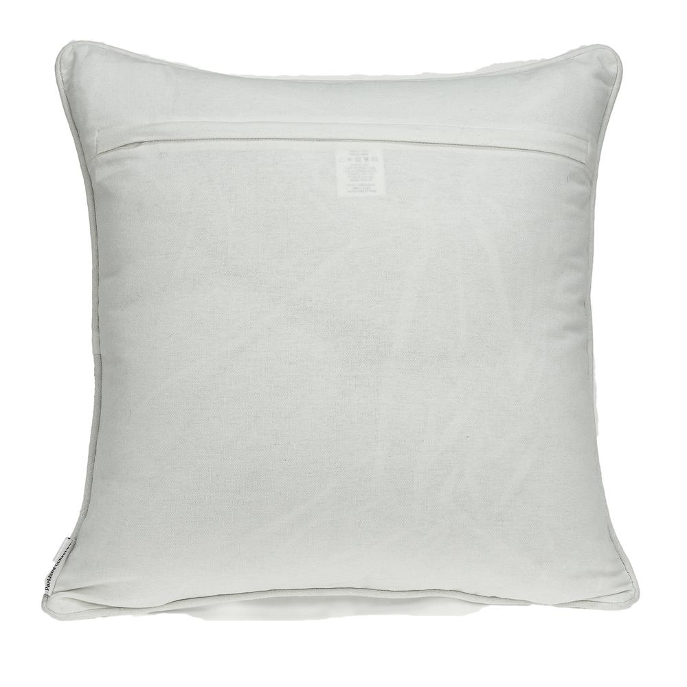 Parkland Collection Adora Gray and White Throw Pillow. Picture 2