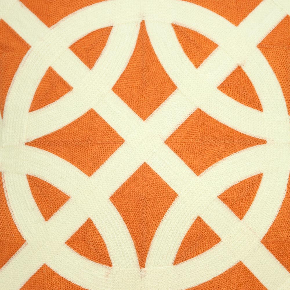 Parkland Collection ChaNO Orange Throw Pillow. Picture 5