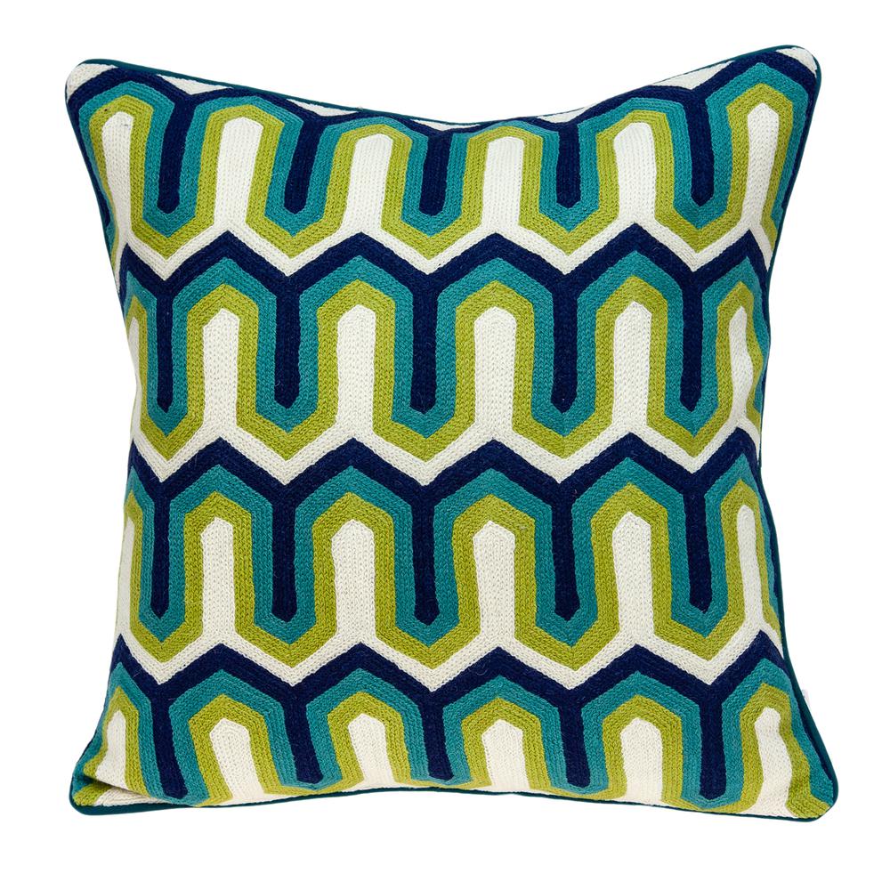 Parkland Collection Monte Multicolored Throw Pillow. Picture 1