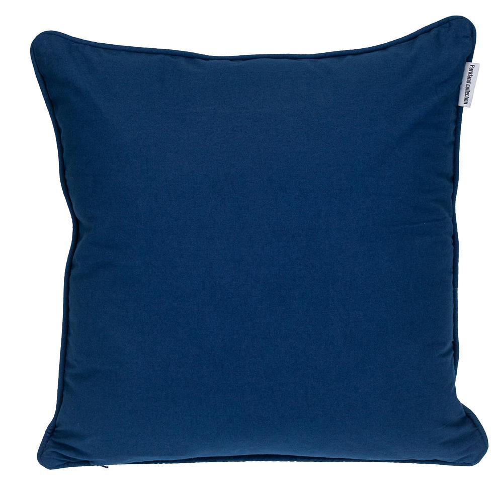 Parkland Collection Transitional Geometric Blue  20 x 20" Pillow. Picture 2
