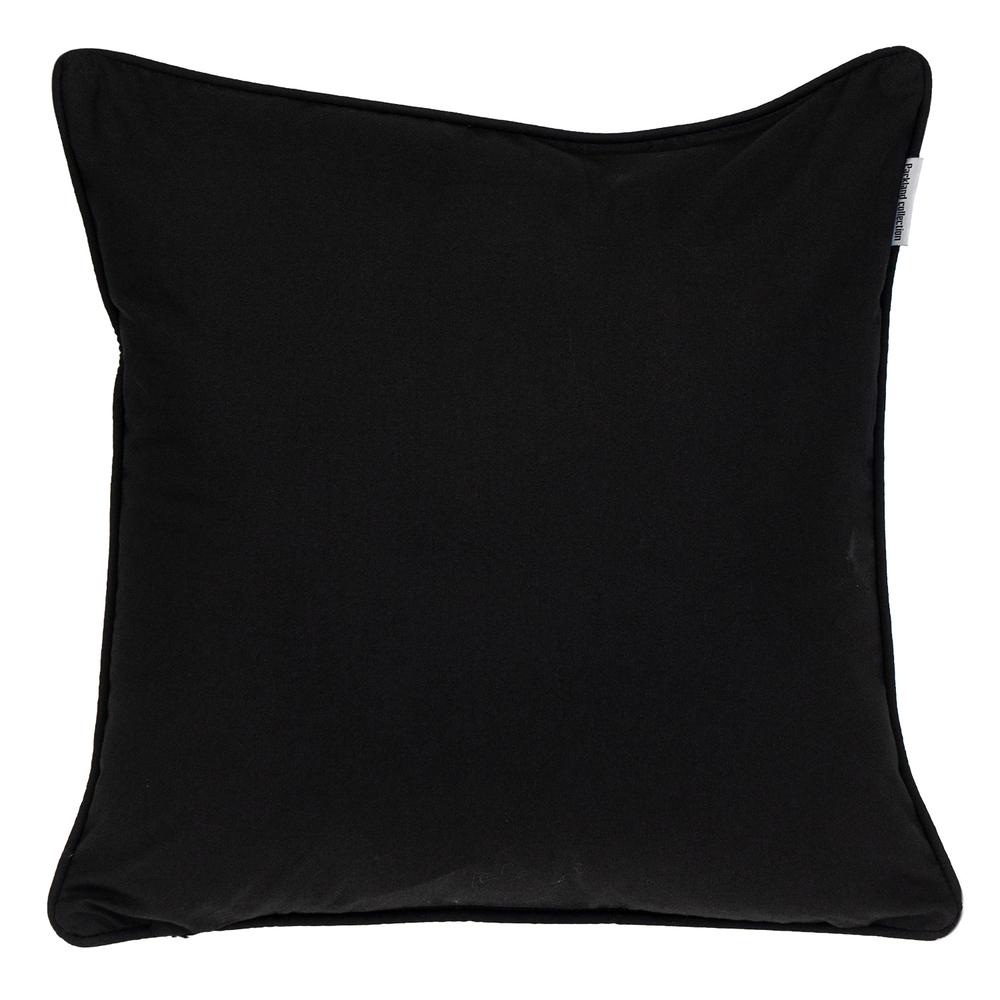 Parkland Transitional Geometric Black 20" x 20" Pillow. Picture 2