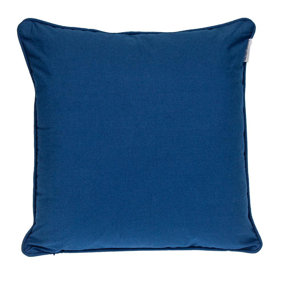 Parkland Collection  Geometric Blue Square 20" x 20" Pillow. Picture 2